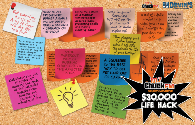 Win $2,018, Win $30,000 – Listen Weekdays: 7AM, 9AM, 1PM, 3PM 7 & 5PM