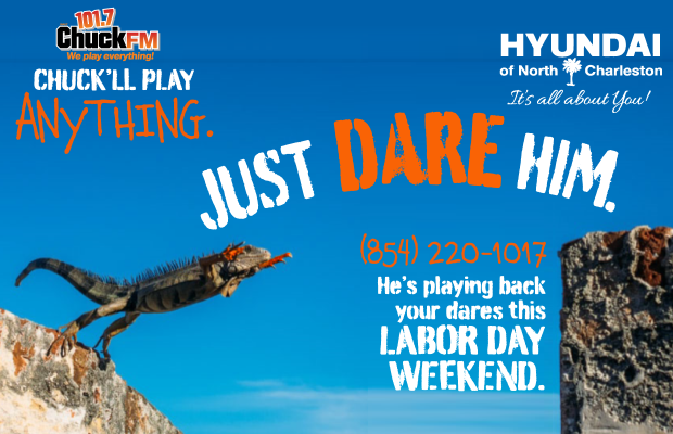 Chuck Triple Dog Dares You This Labor Day Weekend