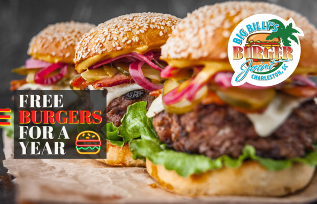 Win a Free Burger a Week for an Entire Year!