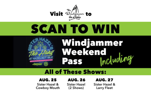 Scan the QR Code @ The Windjammer to Win Your Weekend Pass!