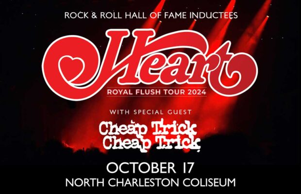 POSTPONED: Heart w/ Cheap Trick @ the Coliseum – 10/17 POSTPONED: Heart w/ Cheap Trick @ the Coliseum – 10/17