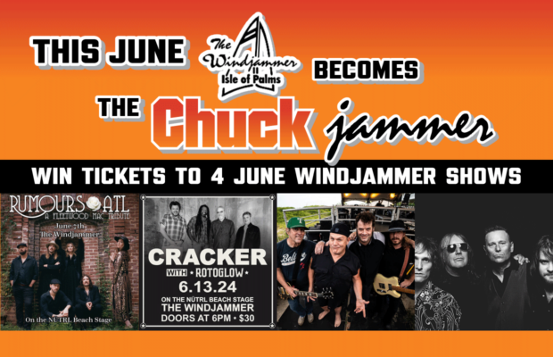 Enter to Win Chuck’s Tickets to 4 June Windjammer Shows!