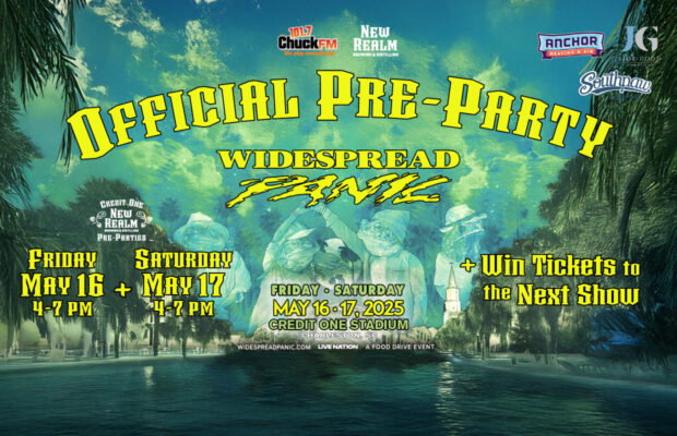 5/16 & 17: Join Chuck at the Official Widespread Panic Pre-Parties