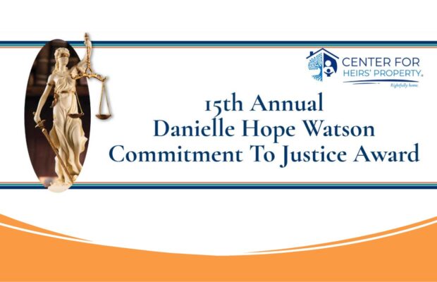 Center for Heirs’ Property 15th Annual Award Ceremony – 9/17
